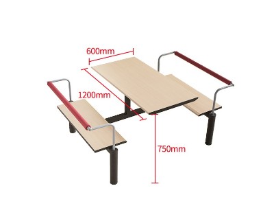 GC-紅靠背餐桌 GC-紅靠背餐桌